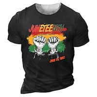 T shirt Tee Homme Unisexe 3D effet Imprimés Photos mains Col Ras du Cou Imprimer Manches Courtes Plein Air du"idien Vacances Standard Polyester Décontractée Designer Grand et grand miniinthebox