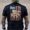 T shirt Tee Homme Unisexe 3D effet Imprimés Photos mains Drapeau National Col Ras du Cou Imprimer Manches Courtes Plein Air du"idien Vacances Standard Polyester Décontractée Rétro Vintage Designer miniinthebox