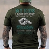 T shirt Tee Homme Unisexe 3D effet Imprimés Photos mains Lettre Col Ras du Cou Imprimer Manches Courtes Plein Air du"idien Vacances Standard Polyester Décontractée Rétro Vintage Designer miniinthebox