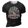 T shirt Tee Homme Unisexe 3D effet Imprimés Photos Statue Col Ras du Cou Imprimer Manches Courtes Plein Air du"idien Vacances Standard Polyester Décontractée Rétro Vintage Designer miniinthebox