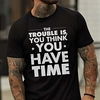 T shirt Tee Homme Unisexe Estampage à chaud Imprimés Photos Lettre Col Ras du Cou Imprimer Manches Courtes Plein Air du"idien Vacances Standard Mélange de Coton Décontractée Designer Grand et miniinthebox