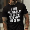 T shirt Tee Homme Unisexe Estampage à chaud Imprimés Photos Lettre Col Ras du Cou Imprimer Manches Courtes Plein Air du"idien Vacances Standard Mélange de Coton Décontractée Designer Grand et miniinthebox