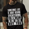 T shirt Tee Homme Unisexe Estampage à chaud Imprimés Photos Lettre Col Ras du Cou Imprimer Manches Courtes Plein Air du"idien Vacances Standard Mélange de Coton Décontractée Designer Grand et miniinthebox
