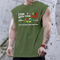T shirt Tee Homme Unisexe Estampage à chaud Imprimés Photos Lettre Col Ras du Cou Imprimer Sangles Plein Air du"idien Vacances Standard Mélange de Coton Décontractée Designer Grand et grand miniinthebox
