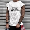 T shirt Tee Homme Unisexe Estampage à chaud Imprimés Photos Lettre Col Ras du Cou Imprimer Sangles Plein Air du"idien Vacances Standard Mélange de Coton Décontractée Designer Grand et grand miniinthebox