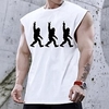 T shirt Tee Homme Unisexe Estampage à chaud Imprimés Photos Personnage Col Ras du Cou Imprimer Sangles Plein Air du"idien Vacances Standard Mélange de Coton Décontractée Designer Grand et grand miniinthebox