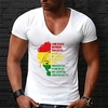 T shirt Tee Homme Unisexe Estampage à chaud Visage humain Lettre Normal Col en V 1 pc Imprimer Manches Courtes Plein Air Décontractée du"idien Standard Mélange de Coton simple basique Décontractée miniinthebox