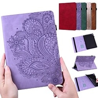 Tablette Etuis coque Pour Samsung Galaxy Tab S8 S7 A8 A7 Lite S6 Lite Un 8.0 Porte Carte Avec Support Clapet Fleur TPU faux cuir miniinthebox