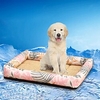 Tapis de glace pour animaux de compagnie cool respirant été chien tapis de glace lit multicolore glace nid de sommeil pour petit moyen grand chien chat fournitures pour animaux de compagnie miniinthebox