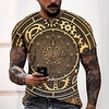 Tee T shirt Tee Homme 3D effet Graphic Normal Col Rond Impression 3D Manches Courtes Décontractée du"idien Fin de semaine Standard Polyester Design Mode Frais / Eté miniinthebox