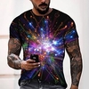 Tee T shirt Tee Homme 3D effet Graphic Normal Col Rond Impression 3D Manches Courtes Décontractée du"idien Fin de semaine Standard Polyester Design Mode Frais / Eté miniinthebox