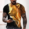 Tee T shirt Tee Homme 3D effet Graphic Normal Col Rond Impression 3D Manches Courtes Décontractée du"idien Fin de semaine Standard Polyester Mode Designer Frais miniinthebox