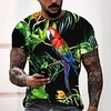 Tee T shirt Tee Homme 3D effet Graphic Normal Col Rond Impression 3D Manches Courtes Décontractée du"idien Fin de semaine Standard Polyester Mode Designer Frais miniinthebox