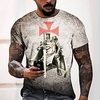 Tee T shirt Tee Homme 3D effet Graphic Normal Col Rond Impression 3D Manches Courtes Décontractée du"idien Fin de semaine Standard Polyester Mode Designer Frais miniinthebox