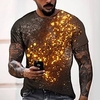 Tee T shirt Tee Homme 3D effet Graphic Normal Col Rond Impression 3D Manches Courtes Décontractée du"idien Fin de semaine Standard Polyester Mode Designer Frais miniinthebox