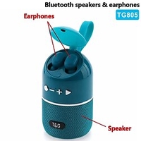 TG805 Véritables écouteurs sans fil 2 en 1 avec haut-parleur Bluetooth Bluetooth5.0 Sportif Stéréo Avec boîte de recharge pour Apple Samsung Huawei Xiaomi MI Aptitude Fonctionnement Usage"idien miniinthebox