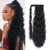 tissage de cheveux Queue-de-cheval Naturel / Homme Cheveux Naturel humain Pièce de cheveux Extension des cheveux Ondulé Moyen Usage"idien miniinthebox