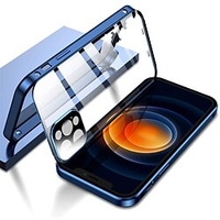 téléphone Coque Pour Apple Adsorption Magnétique Aimantée iPhone 14 Pro Max 13 12 11 Pro Max Mini X XR XS 8 7 Plus Protection complète du corps Etanche à la Poussière Double Face Transparente Couleur miniinthebox