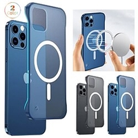 téléphone Coque Pour Apple Compatible avec Magsafe iPhone 14 Pro Max 13 12 Pro Max Mini Coque Anti-Chocs Magnétique Etanche à la Poussière Couleur Pleine TPU PC miniinthebox