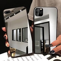 téléphone Coque Pour Apple Coque Arriere iPhone 12 Pro Max 11 SE 2020 X XR XS Max 8 7 6 Miroir Couleur unie Acrylique miniinthebox