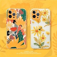 téléphone Coque Pour Apple Coque Arriere iPhone 12 Pro Max 11 SE 2020 X XR XS Max 8 7 Antichoc Motif Fleur TPU miniinthebox