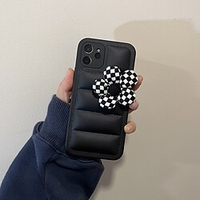 téléphone Coque Pour Apple Coque Arriere iPhone 13 12 11 Pro Max X XR XS Max Antichoc Etanche à la Poussière Puffer Couleur Pleine Fleur Silicone miniinthebox