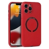 téléphone Coque Pour Apple Coque Arriere iPhone 13 12 11 Pro Max X XR XS Max Coque Anti-Chocs Compatible avec MagSafe Bords doux Couleur Pleine faux cuir miniinthebox