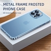 téléphone Coque Pour Apple Coque Arriere iPhone 13 12 Pro Max Mini Dépoli Etanche à la Poussière Antichoc Transparente PC Métal miniinthebox