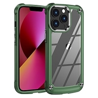 téléphone Coque Pour Apple Coque Arriere iPhone 13 Pro Max 12 11 SE 2022 X XR XS Max 8 7 Coque Anti-Chocs Résistance aux chutes aux quatre coins avec dragonne Couleur Pleine TPU PC Métal miniinthebox