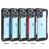 téléphone Coque Pour Apple Coque Arriere iPhone 13 Pro Max 12 11 SE 2022 X XR XS Max 8 7 Portable Antichoc Couleur Pleine Formes Géométriques TPU Alliage d