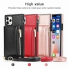 téléphone Coque Pour Apple Coque Arriere iPhone 13 Pro Max 12 11 SE 2022 X XR XS Max 8 7 Portefeuille Porte Carte Antichoc Couleur Pleine TPU faux cuir miniinthebox
