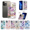 téléphone Coque Pour Apple Coque Arriere iPhone 14 13 12 11 Plus Pro Max Etanche IMD Translucide Fleur TPU miniinthebox