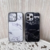 téléphone Coque Pour Apple Coque Arriere iPhone 14 13 12 11 Plus Pro Max Miroir Protection complète du corps Résistance aux chutes aux quatre coins Marbre TPU PC miniinthebox