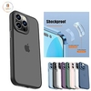 téléphone Coque Pour Apple Coque Arriere iPhone 14 13 12 Pro Max Plus Ultra Mince Protection complète du corps Résistance aux chutes aux quatre coins Couleur Pleine TPU PC Métal miniinthebox