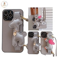téléphone Coque Pour Apple Coque Arriere iPhone 14 Pro Max 14 Plus 13 12 11 Pro Max Mini SE Protection complète du corps Anti-rayures avec bandoulière amovible Animal TPU miniinthebox