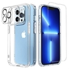 téléphone Coque Pour Apple Coque Arriere iPhone 14 Pro Max 14 Plus 13 12 11 Pro Max Mini X XR XS Etanche à la Poussière Clair Transparente Verre Trempé miniinthebox