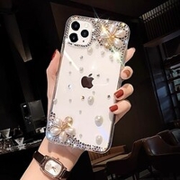 téléphone Coque Pour Apple Coque Arriere iPhone 14 Pro Max 14 Plus 13 12 11 Pro Max Mini X XR XS Strass Clair Antichoc Transparente TPU miniinthebox