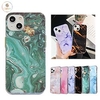 téléphone Coque Pour Apple Coque Arriere iPhone 14 Pro Max Plus 13 12 11 Mini X XR XS 8 7 Coque Anti-Chocs IMD Protection complète du corps Dégradé de Couleur Marbre TPU PC miniinthebox
