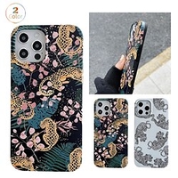 téléphone Coque Pour Apple Coque Arriere iPhone 14 Pro Max Plus 13 12 11 Mini X XR XS 8 7 IMD Protection complète du corps Anti-rayures Animal TPU miniinthebox