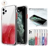 téléphone Coque Pour Apple Coque Arriere iPhone 14 Pro Max Plus iPhone 14 IMD Protection complète du corps Bords doux Dégradé de Couleur Marbre TPU PC miniinthebox
