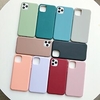 téléphone Coque Pour Apple Coque Arriere Silicone iPhone 13 12 11 Pro Max Mini X XR XS Max 8 7 Plus Dépoli Antichoc Couleur Pleine TPU Silicone miniinthebox