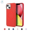 téléphone Coque Pour Apple Coque Arriere Silicone iPhone 14 Pro Max 14 Plus 13 12 11 Pro Max Mini SE Plaqué Etanche à la Poussière Compatible avec MagSafe Couleur Pleine Gel de silice Métal miniinthebox