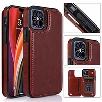 téléphone Coque Pour Apple Coque Arriere Étui en cuir iPhone 13 iPhone 12 Pro Max 11 SE 2020 X XR XS Max 8 7 6 iPhone 13 Pro Max iPhone 13 Mini iPhone 13 Pro Porte Carte Avec Support Magnétique miniinthebox