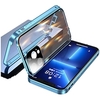 téléphone Coque Pour Apple Coque Intégrale Adsorption Magnétique Aimantée iPhone 12 Pro Max 11 Pro Max Magnétique Antichoc Double Face Couleur Pleine Métal miniinthebox