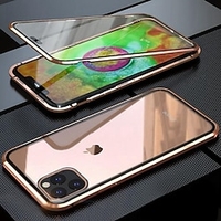 téléphone Coque Pour Apple Coque Intégrale Adsorption Magnétique Aimantée iPhone 13 Pro Max 12 11 Mini SE 2022 X XR XS Max 8 7 Plus Clapet Transparente Magnétique Transparente Verre Trempé Métal miniinthebox