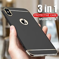 téléphone Coque Pour Apple Coque Intégrale iPhone 12 Pro Max 11 SE 2020 X XR XS Max 8 7 6 Plaqué Ultrafine Antichoc Couleur unie PC miniinthebox