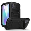 téléphone Coque Pour Apple Coque Intégrale iPhone 13 12 11 Pro Max Mini Avec Support Etanche à la Poussière Antichoc Couleur Pleine Métal miniinthebox