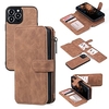 téléphone Coque Pour Apple Coque Intégrale iPhone 13 12 11 Pro Max Mini X XR XS Max 8 7 Plus Porte Carte Antichoc Etanche à la Poussière Couleur Pleine faux cuir TPU PC miniinthebox
