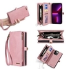 téléphone Coque Pour Apple Coque Intégrale iPhone 13 12 11 Pro Max Mini X XR XS Max 8 7 Plus Porte Carte Clapet Etanche à la Poussière Couleur Pleine TPU PC faux cuir miniinthebox