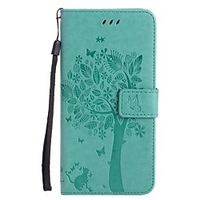 téléphone Coque Pour Apple Coque Intégrale iPhone 13 Pro Max 12 11 SE 2020 X XR XS Max 8 7 Portefeuille Porte Carte Avec Support Arbre faux cuir miniinthebox
